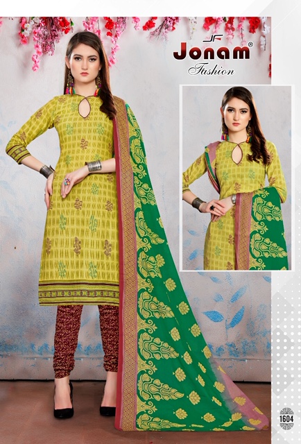 Laadli Vol-16 By Jonam Fashion 1601 To 1616 Series Beautiful Suits Stylish Colorful Fancy Casual Wear & Ethnic Wear Cotton Printed Dresses At Wholesale Price