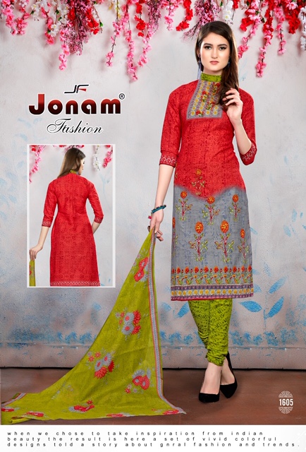 Laadli Vol-16 By Jonam Fashion 1601 To 1616 Series Beautiful Suits Stylish Colorful Fancy Casual Wear & Ethnic Wear Cotton Printed Dresses At Wholesale Price