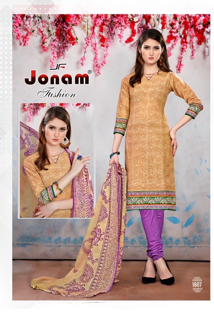 Laadli Vol-16 By Jonam Fashion 1601 To 1616 Series Beautiful Suits Stylish Colorful Fancy Casual Wear & Ethnic Wear Cotton Printed Dresses At Wholesale Price