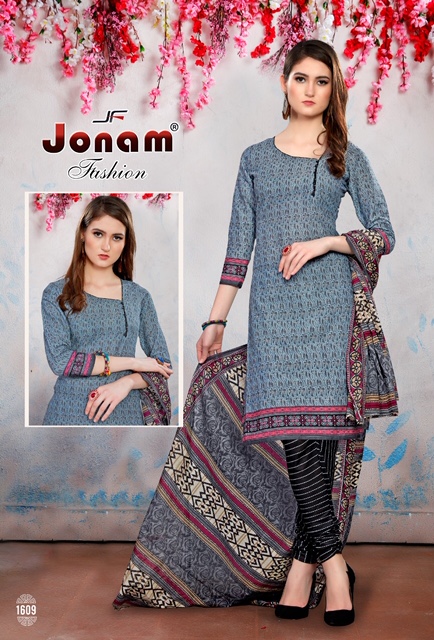 Laadli Vol-16 By Jonam Fashion 1601 To 1616 Series Beautiful Suits Stylish Colorful Fancy Casual Wear & Ethnic Wear Cotton Printed Dresses At Wholesale Price