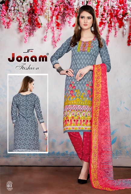 Laadli Vol-16 By Jonam Fashion 1601 To 1616 Series Beautiful Suits Stylish Colorful Fancy Casual Wear & Ethnic Wear Cotton Printed Dresses At Wholesale Price