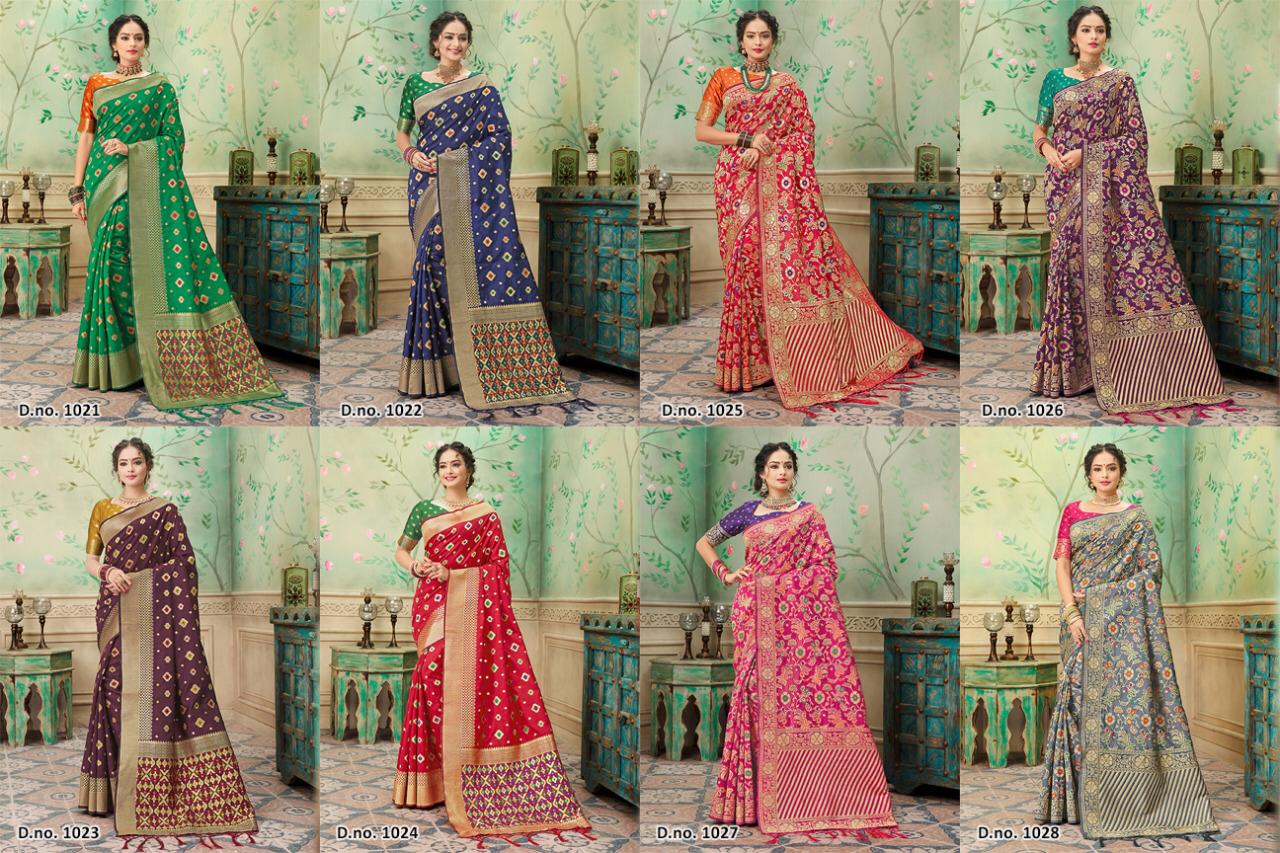 Laavanya By Stylewell 1021 To 1036 Series Indian Traditional Wear Collection Beautiful Stylish Fancy Colorful Party Wear & Occasional Wear Fancy Sarees At Wholesale Price