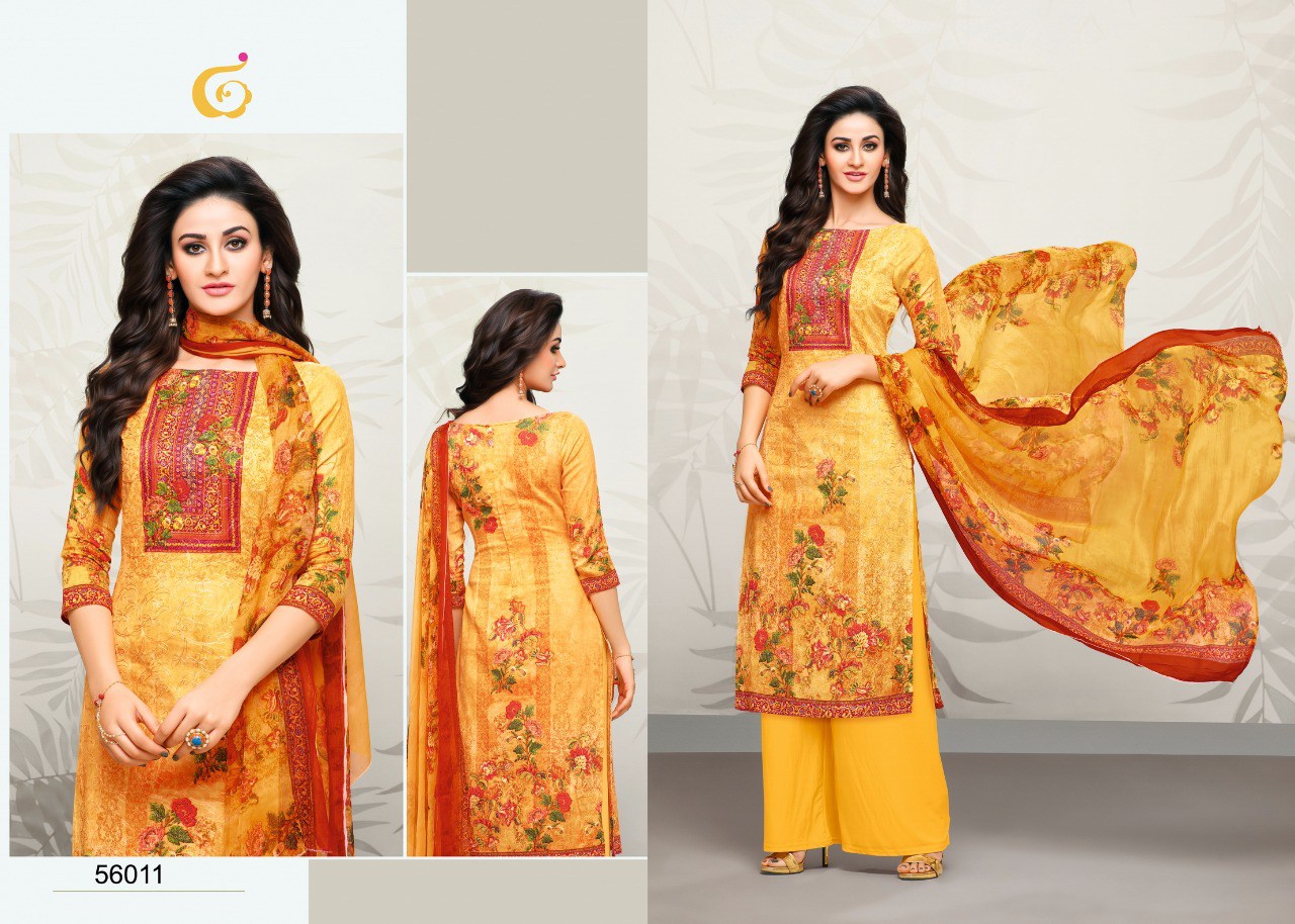 Lafizaa By Glosima Nx 56007 To 56016 Series Beautiful Suits Stylish Fancy Colorful Casual Wear & Ethnic Wear Jam Satin Work Dresses At Wholesale Price