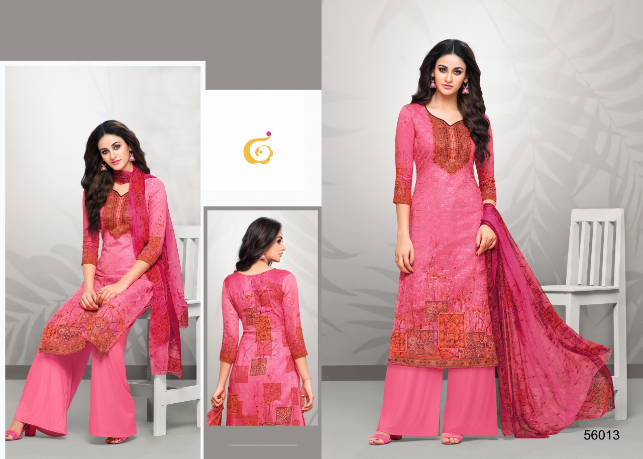 Lafizaa By Glosima Nx 56007 To 56016 Series Beautiful Suits Stylish Fancy Colorful Casual Wear & Ethnic Wear Jam Satin Work Dresses At Wholesale Price