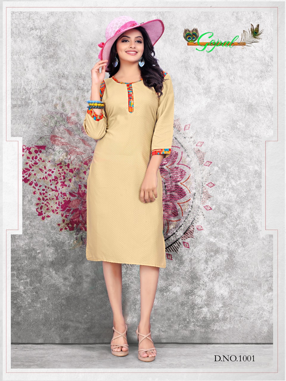 Lakhi By Gopal 1001 To 1010 Series Indian Traditional Wear Collection Beautiful Stylish Fancy Colorful Party Wear & Occasional Wear Mix Cotton Kurtis At Wholesale Price