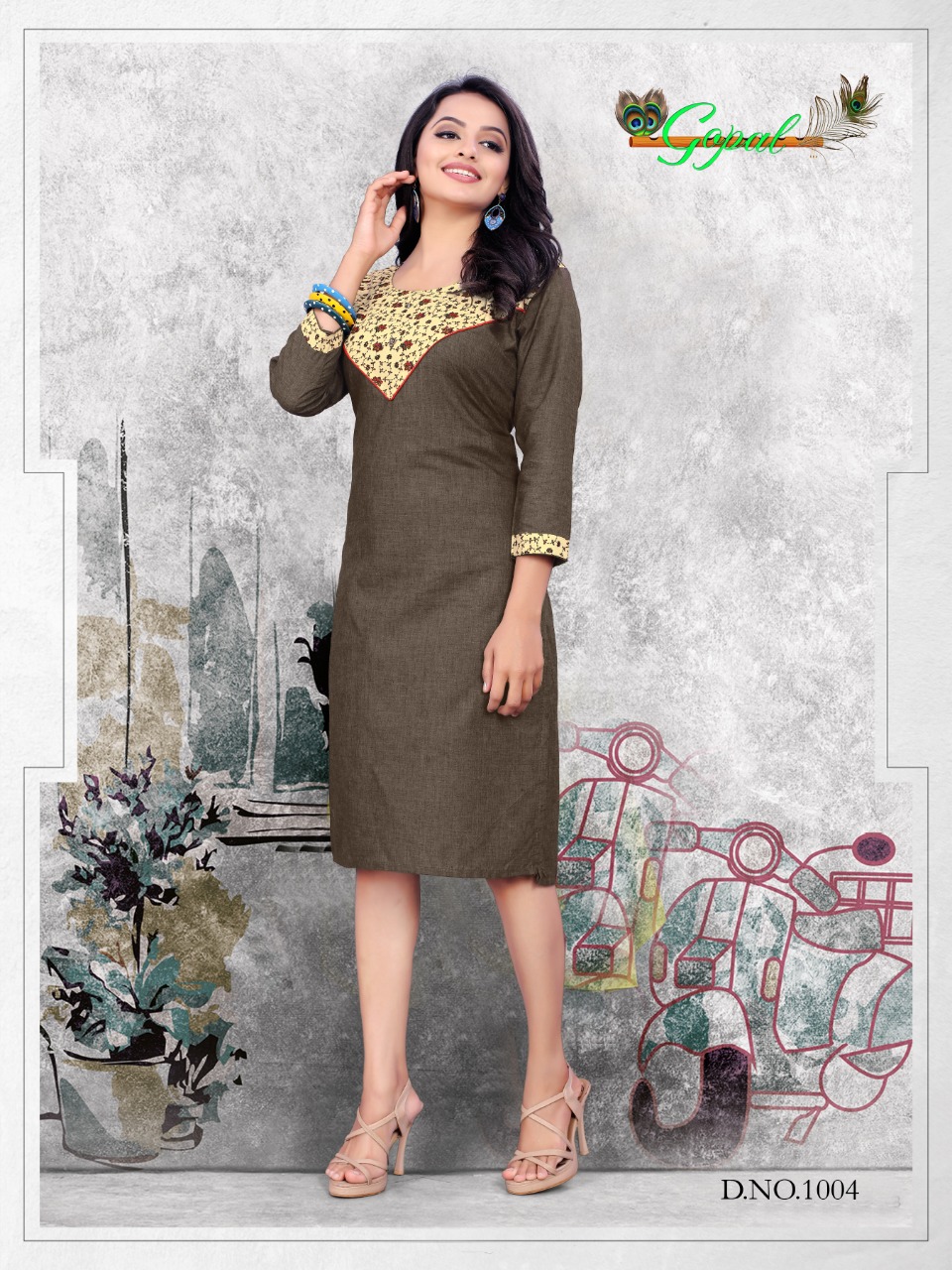 Lakhi By Gopal 1001 To 1010 Series Indian Traditional Wear Collection Beautiful Stylish Fancy Colorful Party Wear & Occasional Wear Mix Cotton Kurtis At Wholesale Price