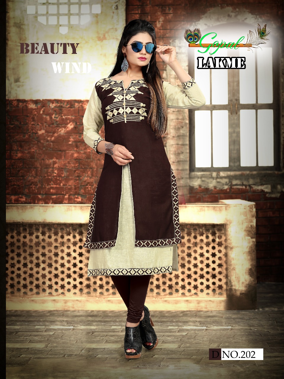 Lakme Vol-2 By Gopal 201 To 208 Series Beautiful Stylish Fancy Colorful Casual Wear & Ethnic Wear Cotton Slub Embroidery Kurtis At Wholesale Price