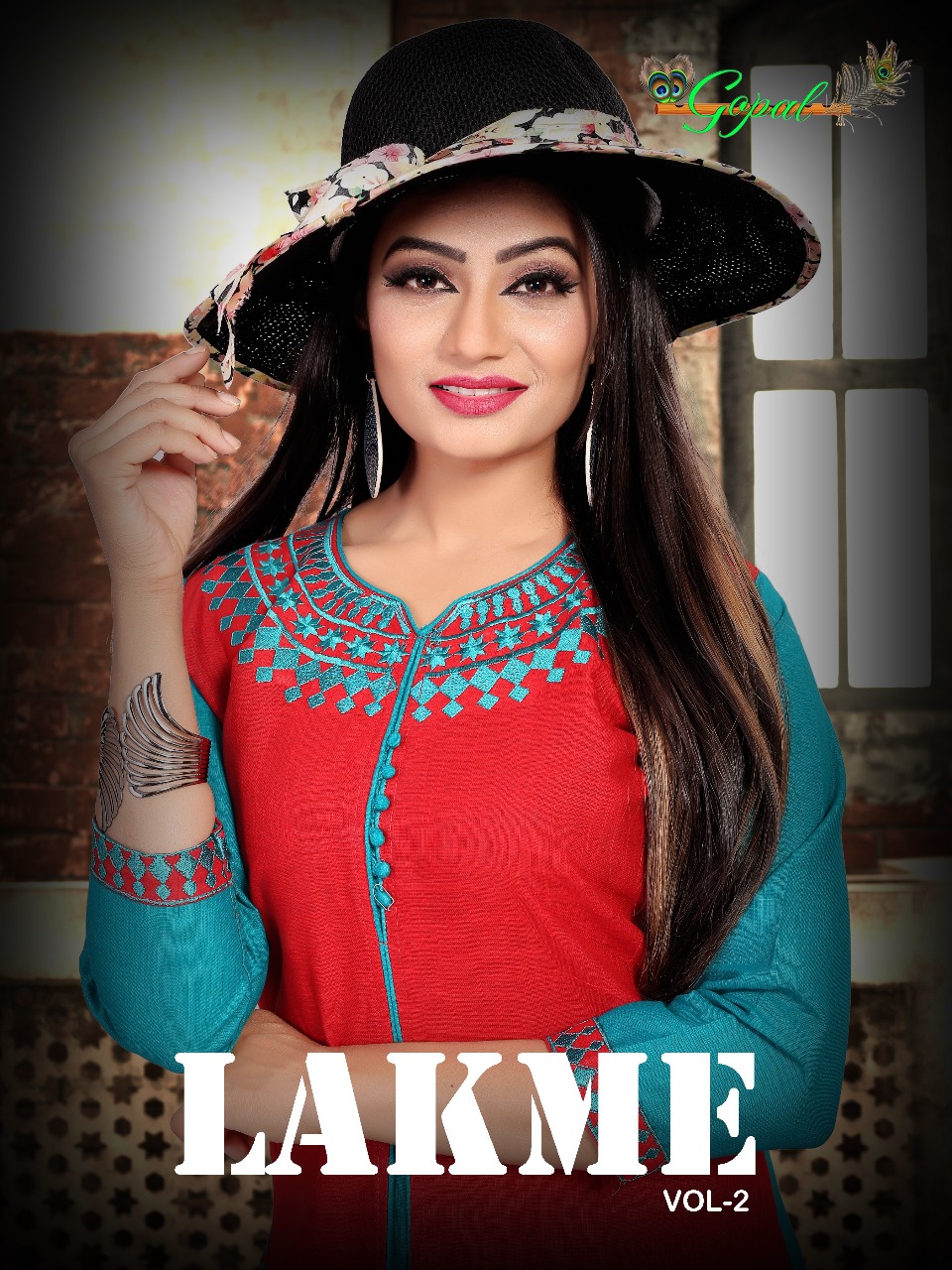 Lakme Vol-2 By Gopal 201 To 208 Series Beautiful Stylish Fancy Colorful Casual Wear & Ethnic Wear Cotton Slub Embroidery Kurtis At Wholesale Price