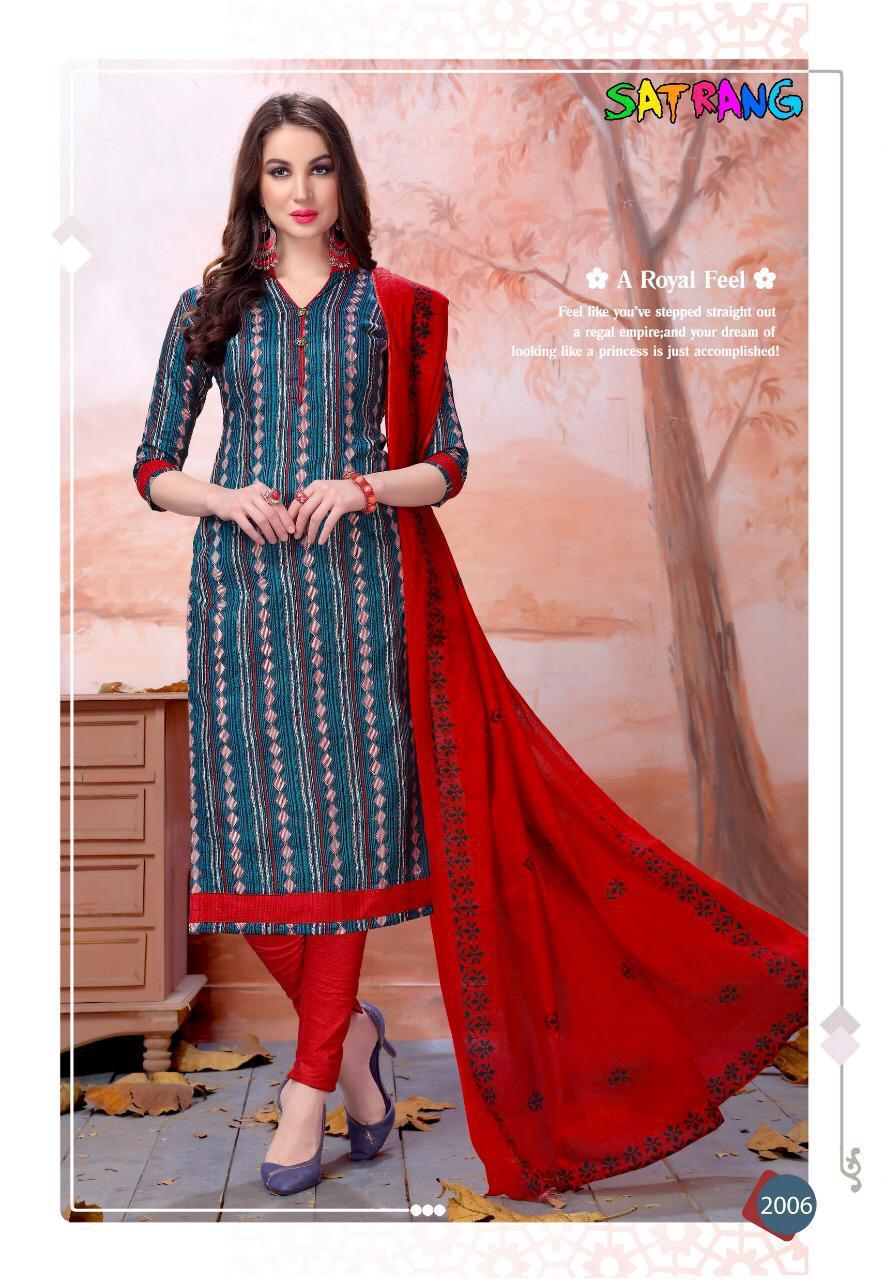 Lakshita Vol-20 By Satrang 2001 To 2012 Series Beautiful Collection Suits Stylish Fancy Colorful Party Wear & Ethnic Wear Pure Cotton Printed Dresses At Wholesale Price