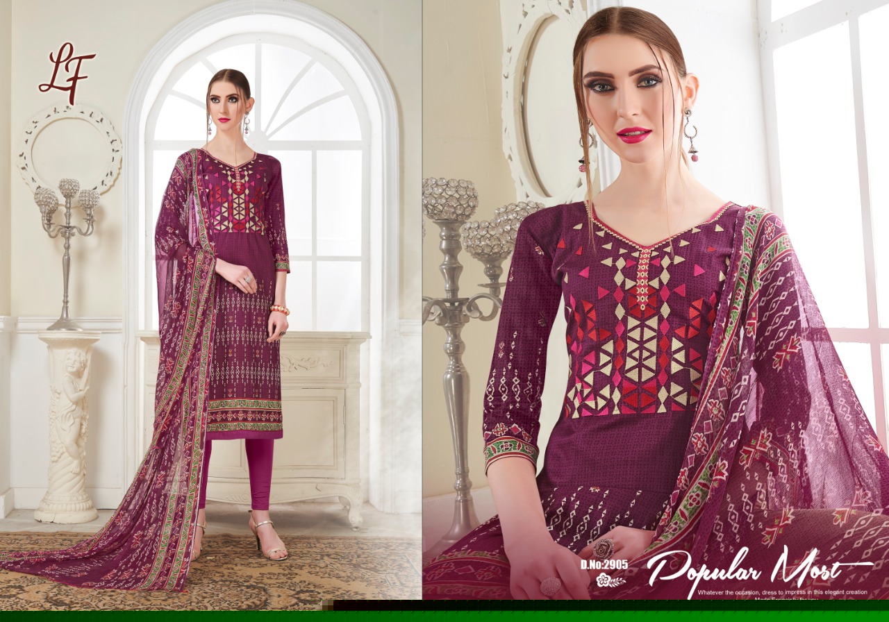 Lavli Vol-29 By Lavli Fashion 2901 To 2906 Series Indian Traditional Wear Collection Beautiful Stylish Fancy Colorful Party Wear & Occasional Wear Cotton Satin Print Dress At Wholesale Price