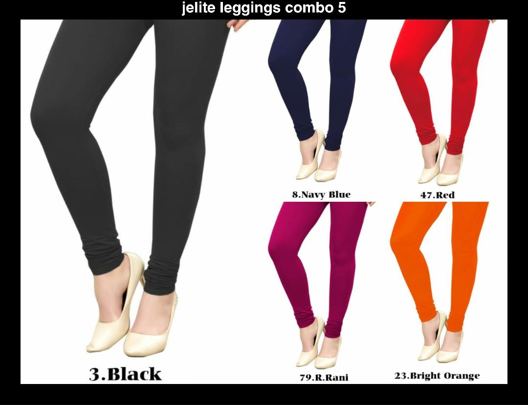 Legging By Jelite Beautiful Stylish Fancy Colorful Ready To Wear & Casual Wear Cotton Leggings At Wholesale Price