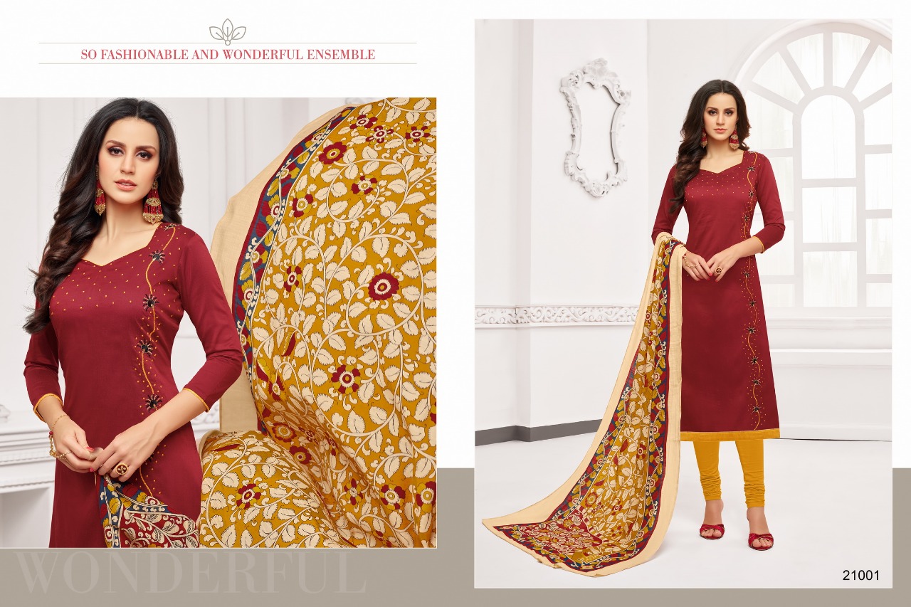Lerissa By Kapil Tex 21001 To 21012 Series Beautiful Pakistani Suits Colorful Stylish Fancy Casual Wear & Ethnic Wear Soft Cotton Embroidery Dresses At Wholesale Price