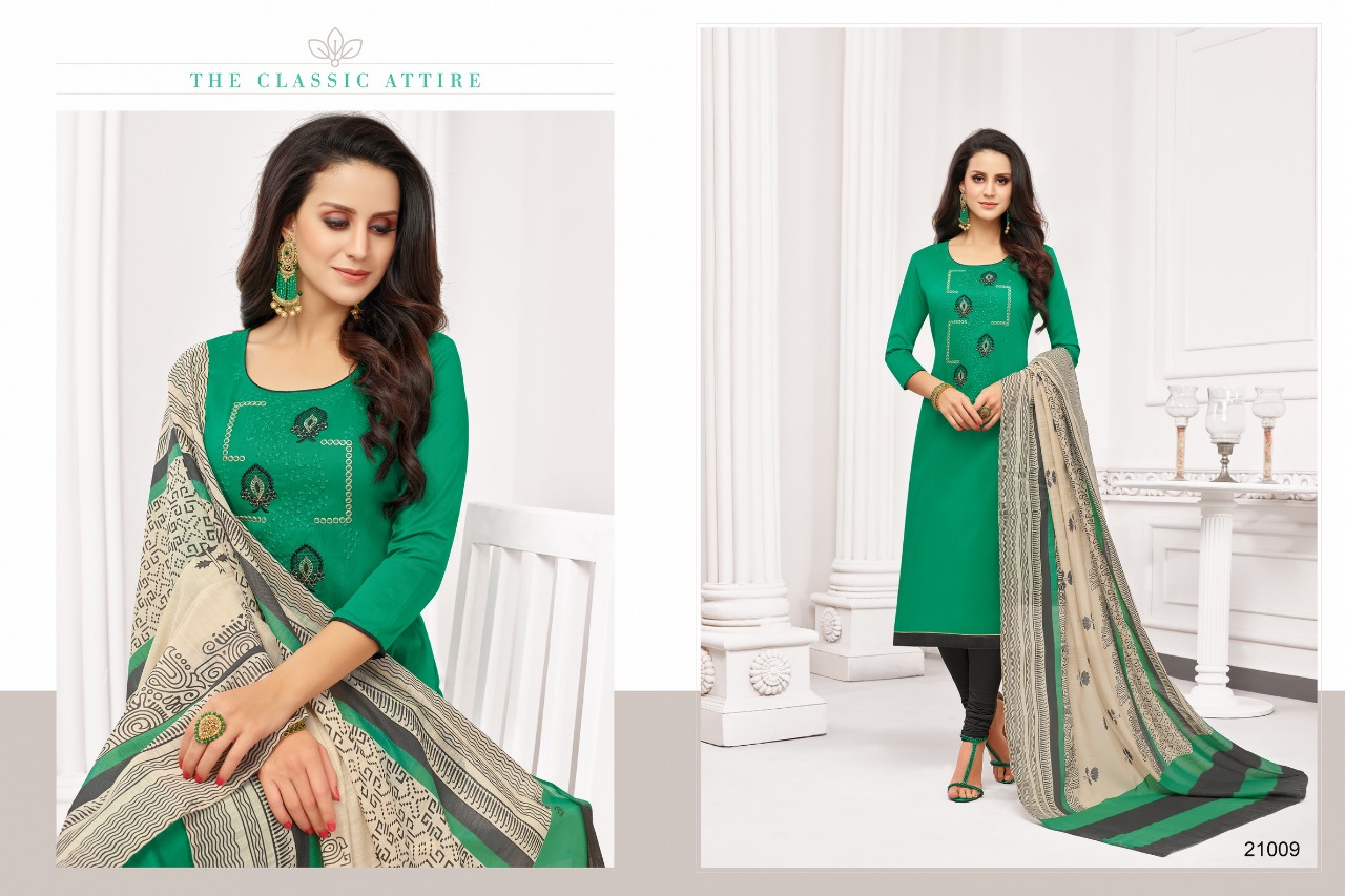 Lerissa By Kapil Tex 21001 To 21012 Series Beautiful Pakistani Suits Colorful Stylish Fancy Casual Wear & Ethnic Wear Soft Cotton Embroidery Dresses At Wholesale Price