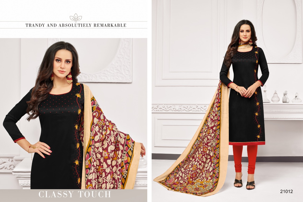 Lerissa By Kapil Tex 21001 To 21012 Series Beautiful Pakistani Suits Colorful Stylish Fancy Casual Wear & Ethnic Wear Soft Cotton Embroidery Dresses At Wholesale Price