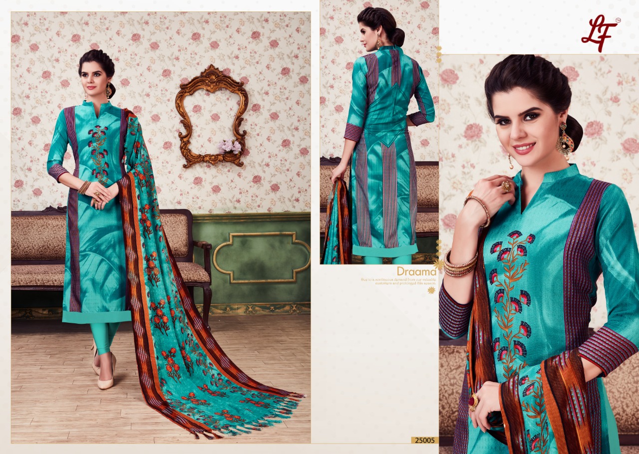 Lf-winter Collection Vol-25 By Lavli Fashion 25001 To 25008 Series Designer Suits Stylish Beautiful Colourful Printed & Embroidered Party Wear & Occasional Wear Pure Pashmina Dresses At Wholesale Price