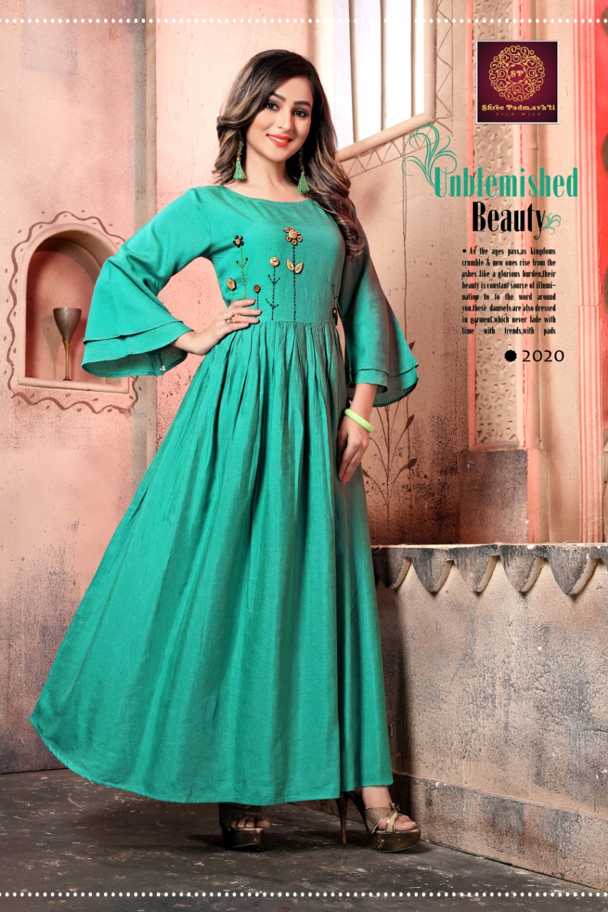 Libaaz Vol-2 By Shree Padmavati 2016 To 2021 Series Beautiful Colorful Stylish Fancy Casual Wear & Ethnic Wear & Ready To Wear Rayon Slub & Rayon Flex Kurtis At Wholesale Price