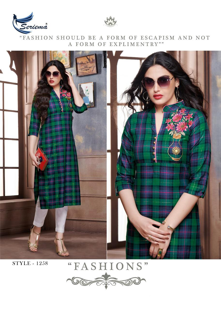 Likem By Sparrow 1258 To 1265 Series Beautiful Stylish Colorful Fancy Party Wear & Ethnic Wear & Ready To Wear Cotton Embroidery Kurtis At Wholesale Price