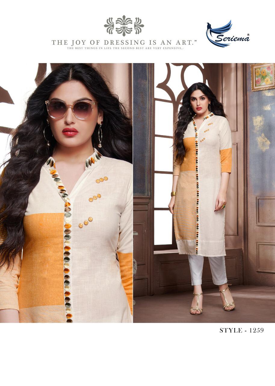 Likem By Sparrow 1258 To 1265 Series Beautiful Stylish Colorful Fancy Party Wear & Ethnic Wear & Ready To Wear Cotton Embroidery Kurtis At Wholesale Price