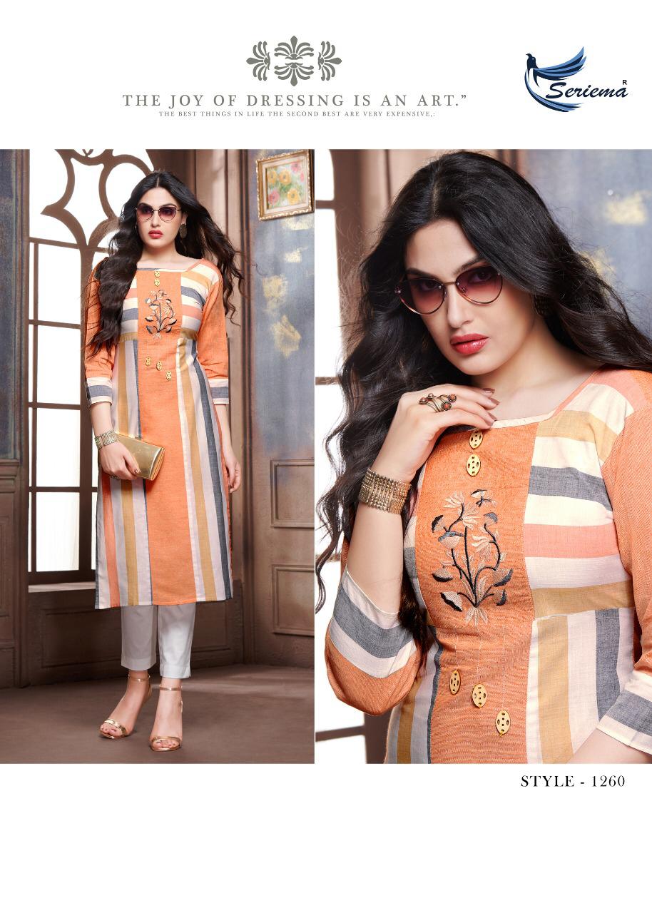 Likem By Sparrow 1258 To 1265 Series Beautiful Stylish Colorful Fancy Party Wear & Ethnic Wear & Ready To Wear Cotton Embroidery Kurtis At Wholesale Price