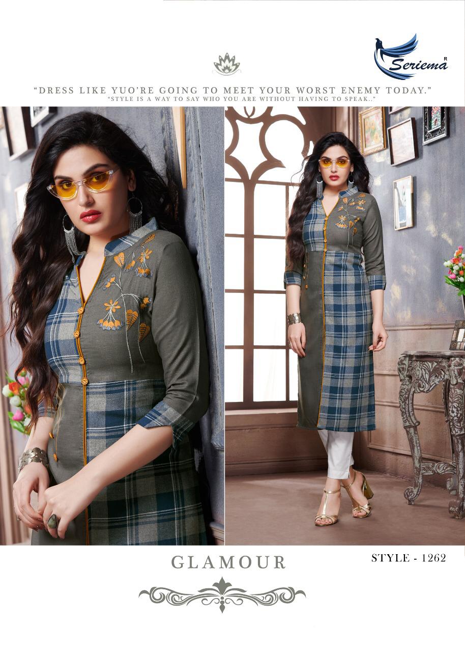 Likem By Sparrow 1258 To 1265 Series Beautiful Stylish Colorful Fancy Party Wear & Ethnic Wear & Ready To Wear Cotton Embroidery Kurtis At Wholesale Price