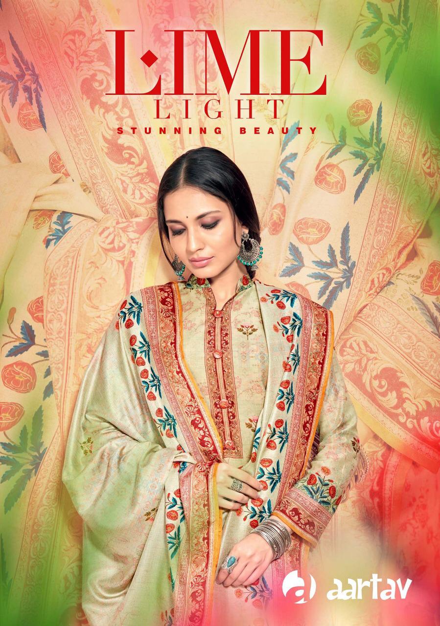 Lime Light By Aartav 1001 To 1007 Series Beautiful Suits Stylish Fancy Colorful Party Wear & Ethnic Wear Muslin Digital Print Dresses At Wholesale Price