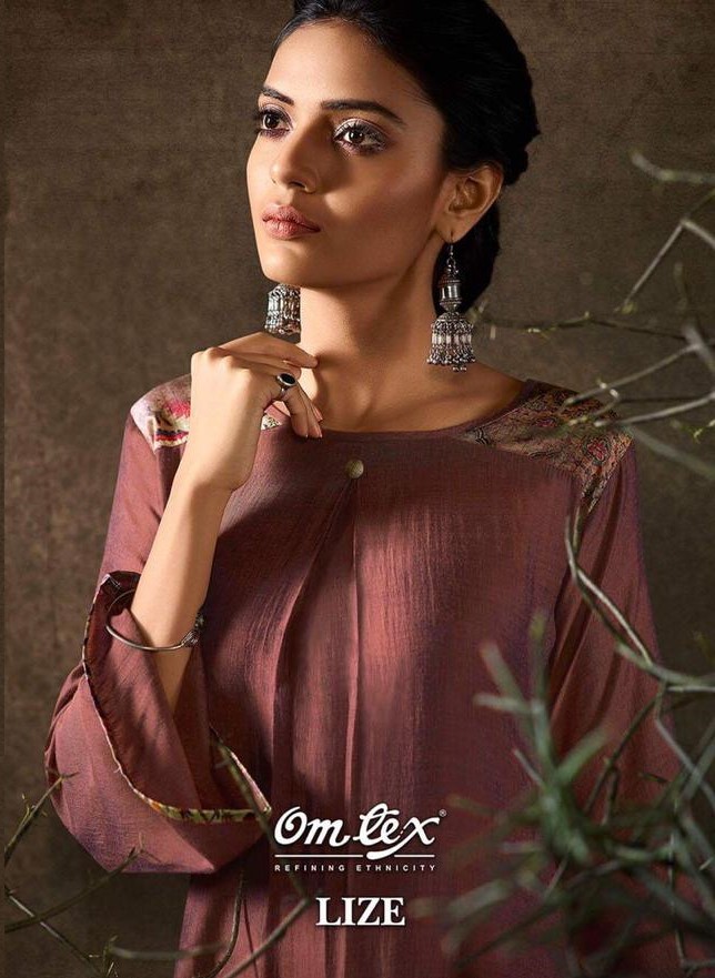Lize By Om Tex 391 To 396 Series Beautiful Stylish Colorful Fancy Party Wear & Ethnic Wear & Ready To Wear Rabia Silk Kurtis At Wholesale Price
