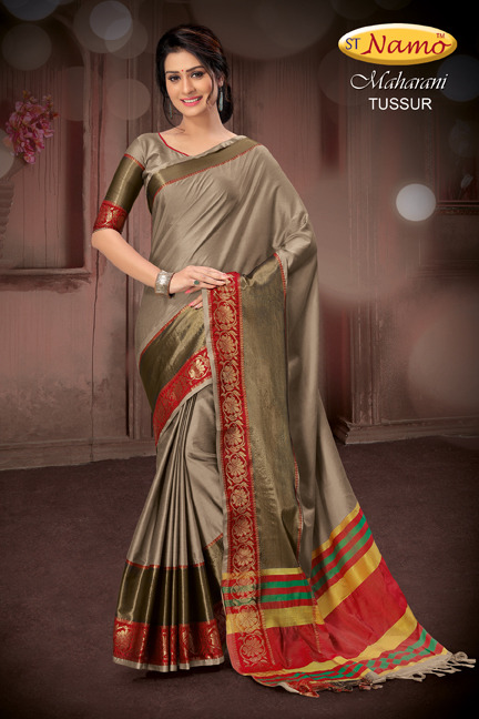 Maharani By St Namo Designer Traditional Wear Collection Beautiful Stylish Fancy Colorful Party Wear & Occasional Wear Weaving Silk Sarees At Wholesale Price