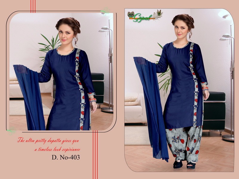 Maheera Vol-4 By Gopal 401 To 410 Series Beautiful Stylish Colorful Fancy Party Wear & Ethnic Wear & Ready To Wear Rayon Printed Kurtis With Bottom & Dupatta At Wholesale Price
