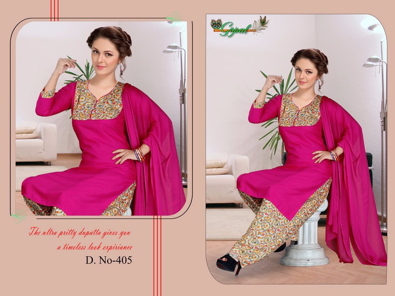 Maheera Vol-4 By Gopal 401 To 410 Series Beautiful Stylish Colorful Fancy Party Wear & Ethnic Wear & Ready To Wear Rayon Printed Kurtis With Bottom & Dupatta At Wholesale Price