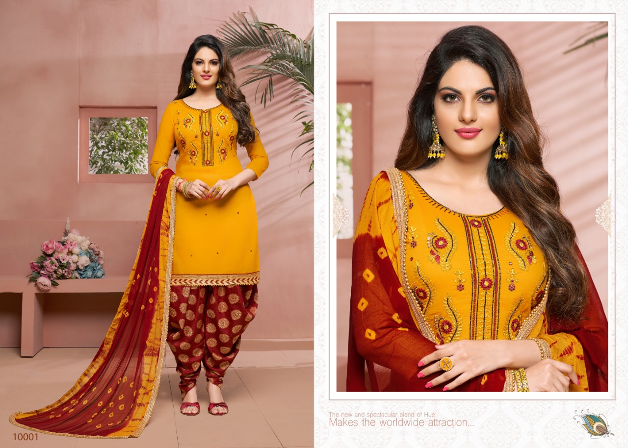 Mahek Vol-10 By Utsav Suits 10001 To 10006 Series Beautiful Suits Stylish Colorful Fancy Casual Wear & Ethnic Wear Glaze Cotton Embroidery Work Dresses At Wholesale Price