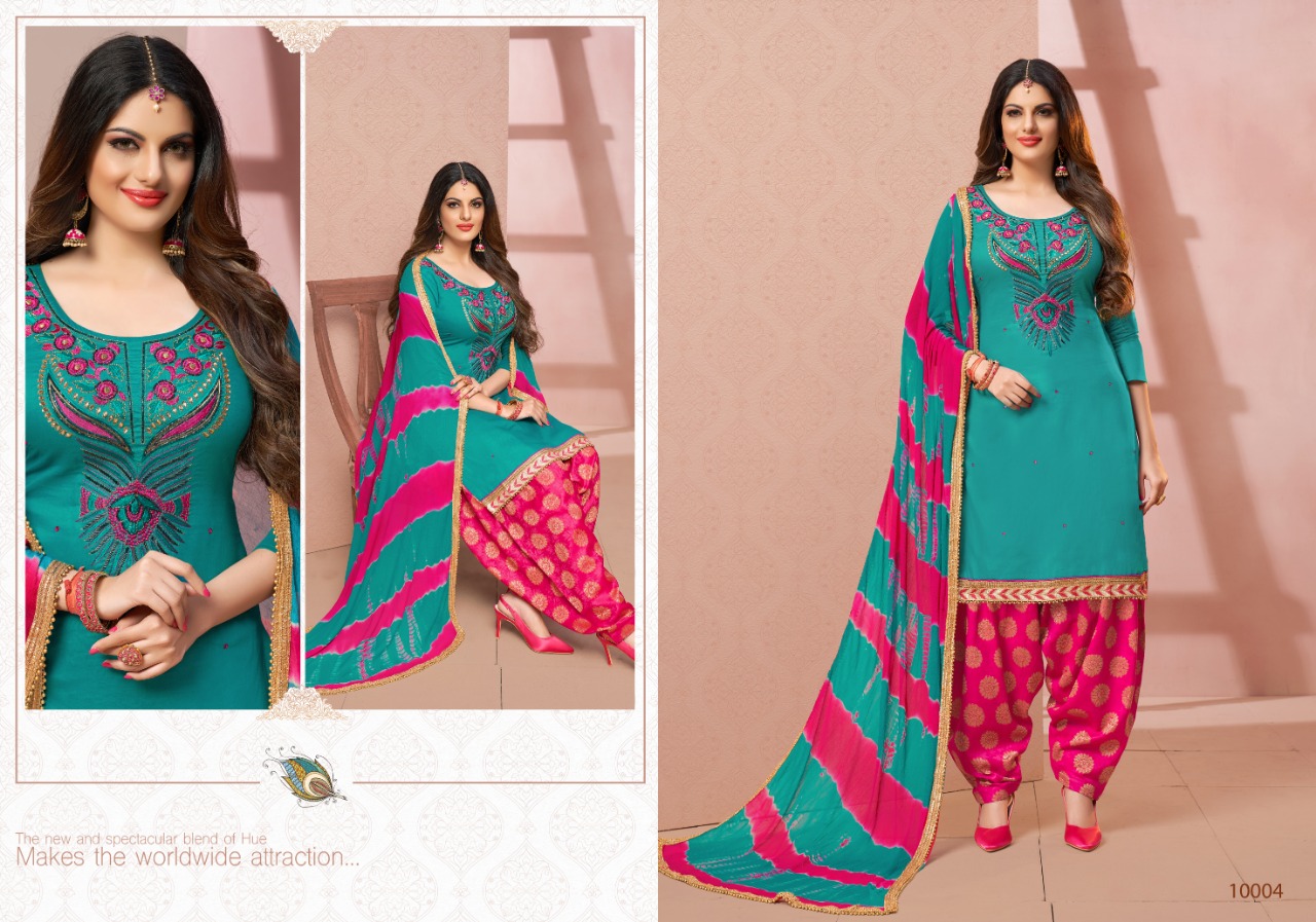 Mahek Vol-10 By Utsav Suits 10001 To 10006 Series Beautiful Suits Stylish Colorful Fancy Casual Wear & Ethnic Wear Glaze Cotton Embroidery Work Dresses At Wholesale Price