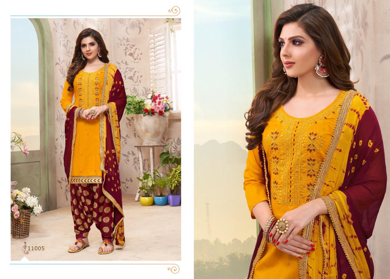 Mahek Vol-11 By Utsav Suits 11001 To 11006 Series Beautiful Suits Stylish Colorful Fancy Casual Wear & Ethnic Wear Glaze Cotton Embroidery Work Dresses At Wholesale Price