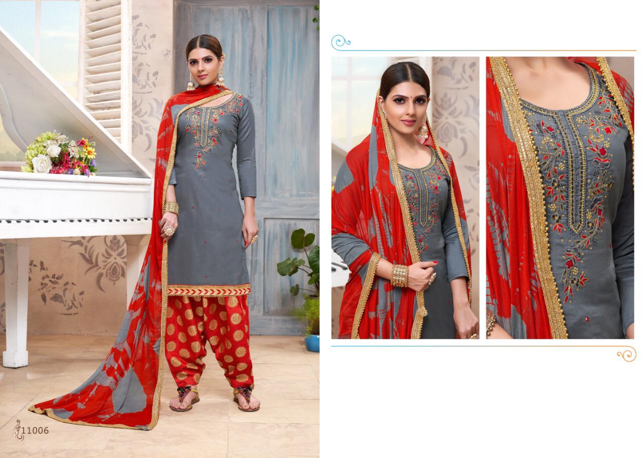 Mahek Vol-11 By Utsav Suits 11001 To 11006 Series Beautiful Suits Stylish Colorful Fancy Casual Wear & Ethnic Wear Glaze Cotton Embroidery Work Dresses At Wholesale Price
