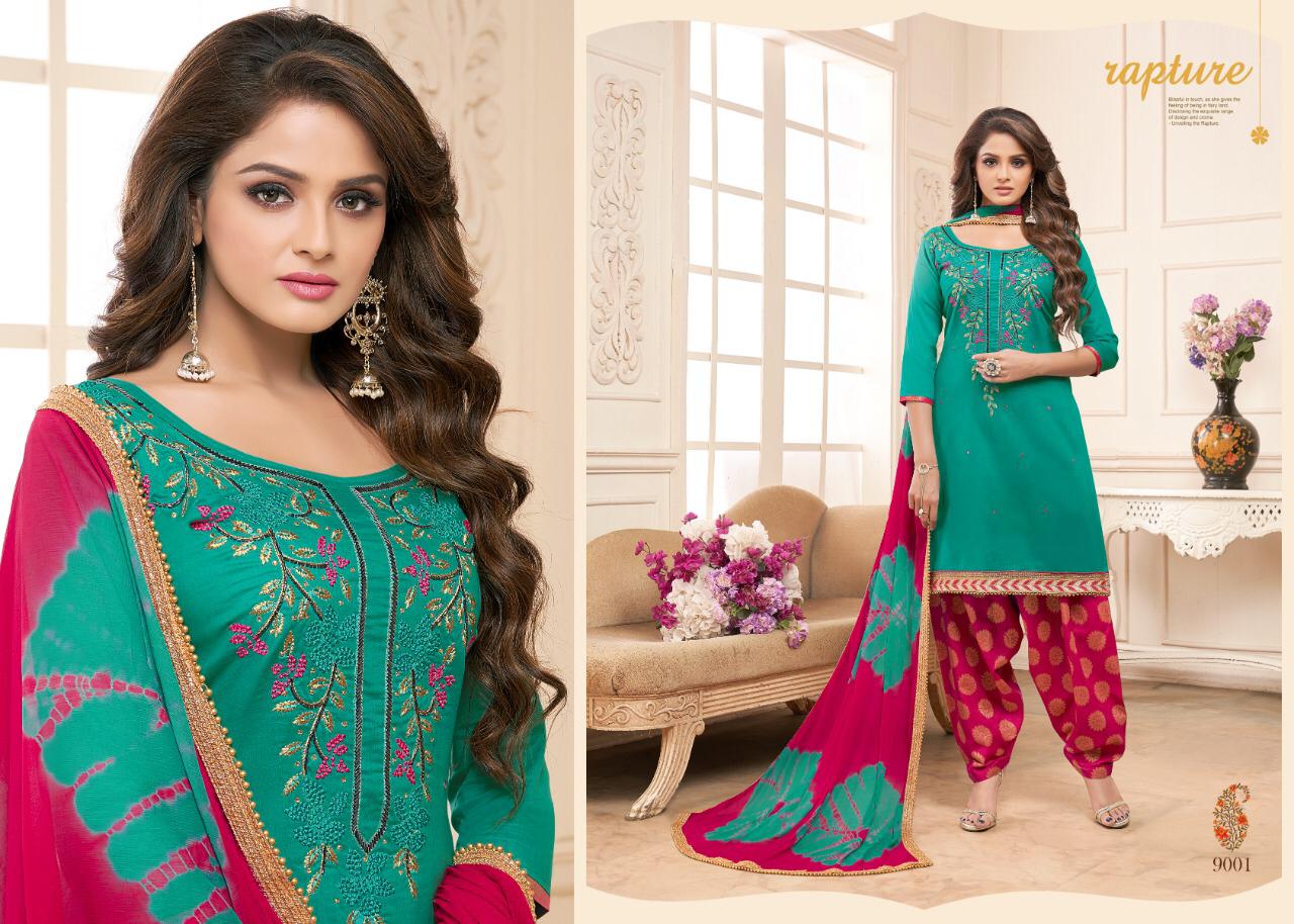 Mahek Vol-9 By Utsav Suits 5001 To 5006 Series Beautiful Patiyala Suits Stylish Fancy Colorful Party Wear & Ethnic Wear Collection Glace Cotton Printed Dresses At Wholesale Price