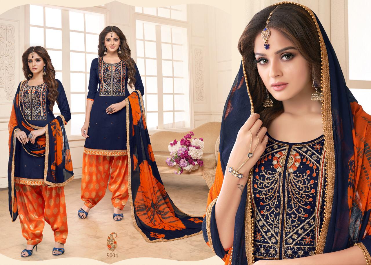 Mahek Vol-9 By Utsav Suits 5001 To 5006 Series Beautiful Patiyala Suits Stylish Fancy Colorful Party Wear & Ethnic Wear Collection Glace Cotton Printed Dresses At Wholesale Price