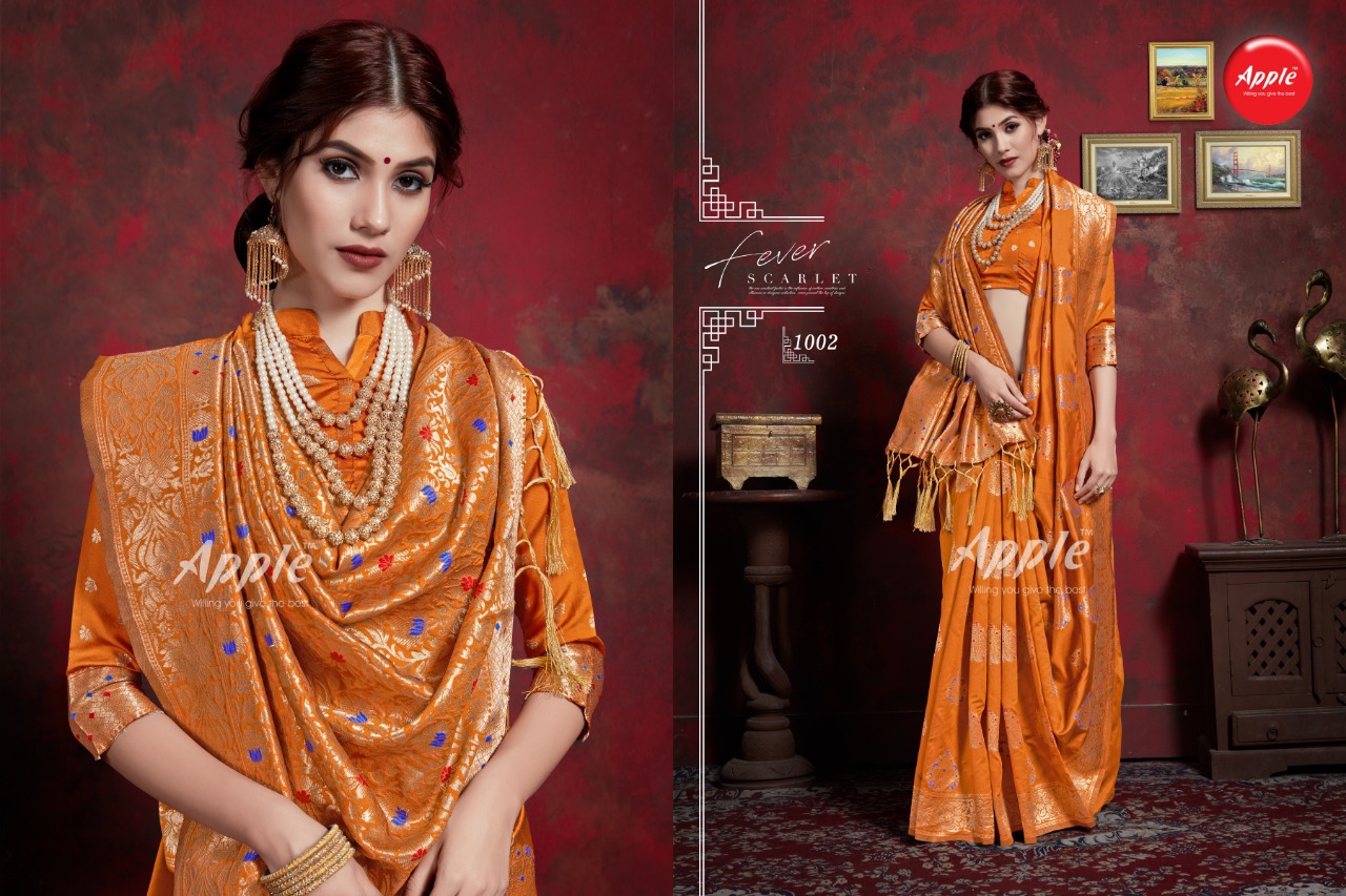 Maher Vol-1 By Apple Saree 1001 To 1010 Indian Traditional Wear Collection Beautiful Stylish Fancy Colorful Party Wear & Occasional Wear Maher Silk Sarees At Wholesale Price