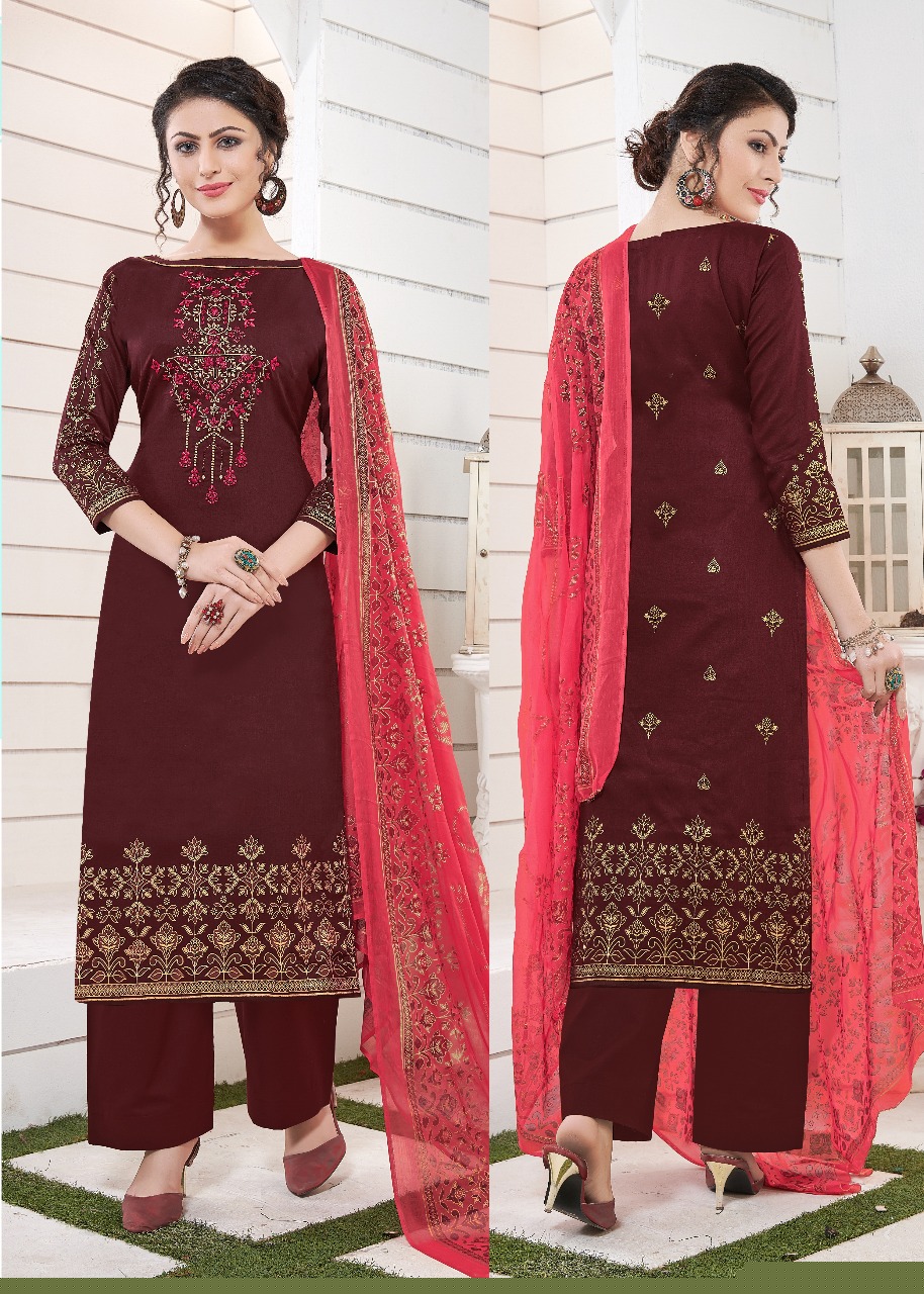 Mahira Vol-32 By Lavli Fashion 3201 To 3208 Beautiful Suits Colorful Stylish Fancy Colorful Casual Wear & Ethnic Wear Glace Cotton With Embroidered Dresses At Wholesale Price