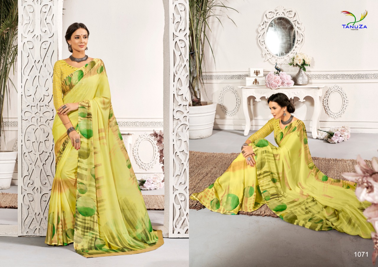 Mahira By Tanuza Fashion 1066 To 1076 Series Indian Traditional Wear Collection Beautiful Stylish Fancy Colorful Party Wear & Occasional Wear Kriva Silk Digital Printed Sarees At Wholesale Price