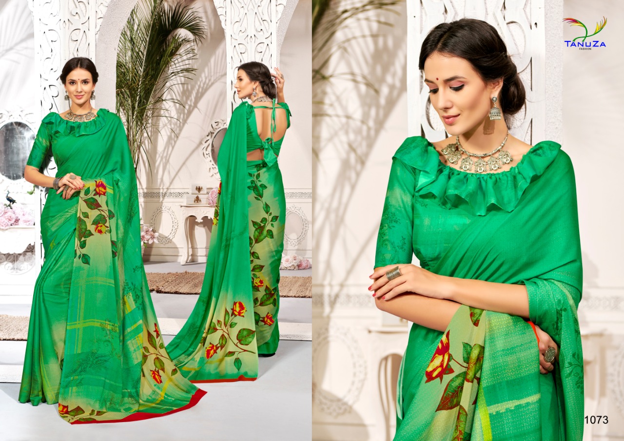 Mahira By Tanuza Fashion 1066 To 1076 Series Indian Traditional Wear Collection Beautiful Stylish Fancy Colorful Party Wear & Occasional Wear Kriva Silk Digital Printed Sarees At Wholesale Price