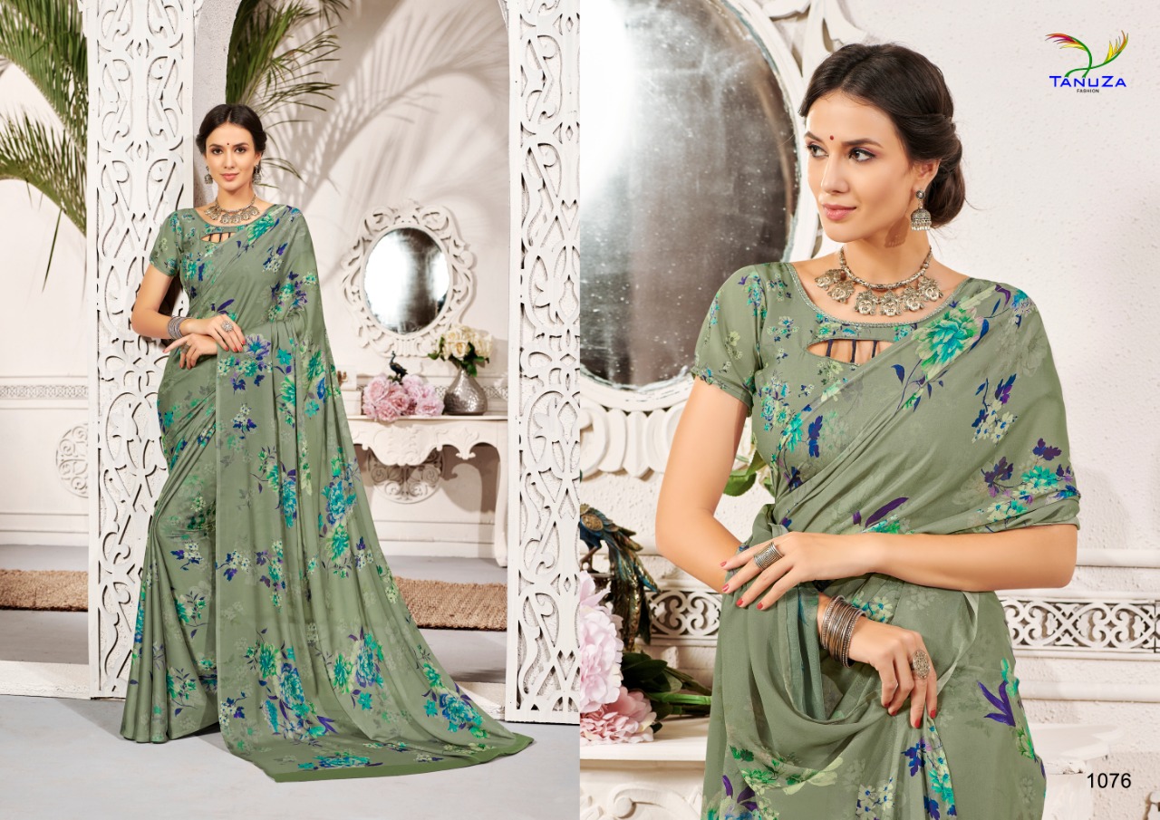 Mahira By Tanuza Fashion 1066 To 1076 Series Indian Traditional Wear Collection Beautiful Stylish Fancy Colorful Party Wear & Occasional Wear Kriva Silk Digital Printed Sarees At Wholesale Price