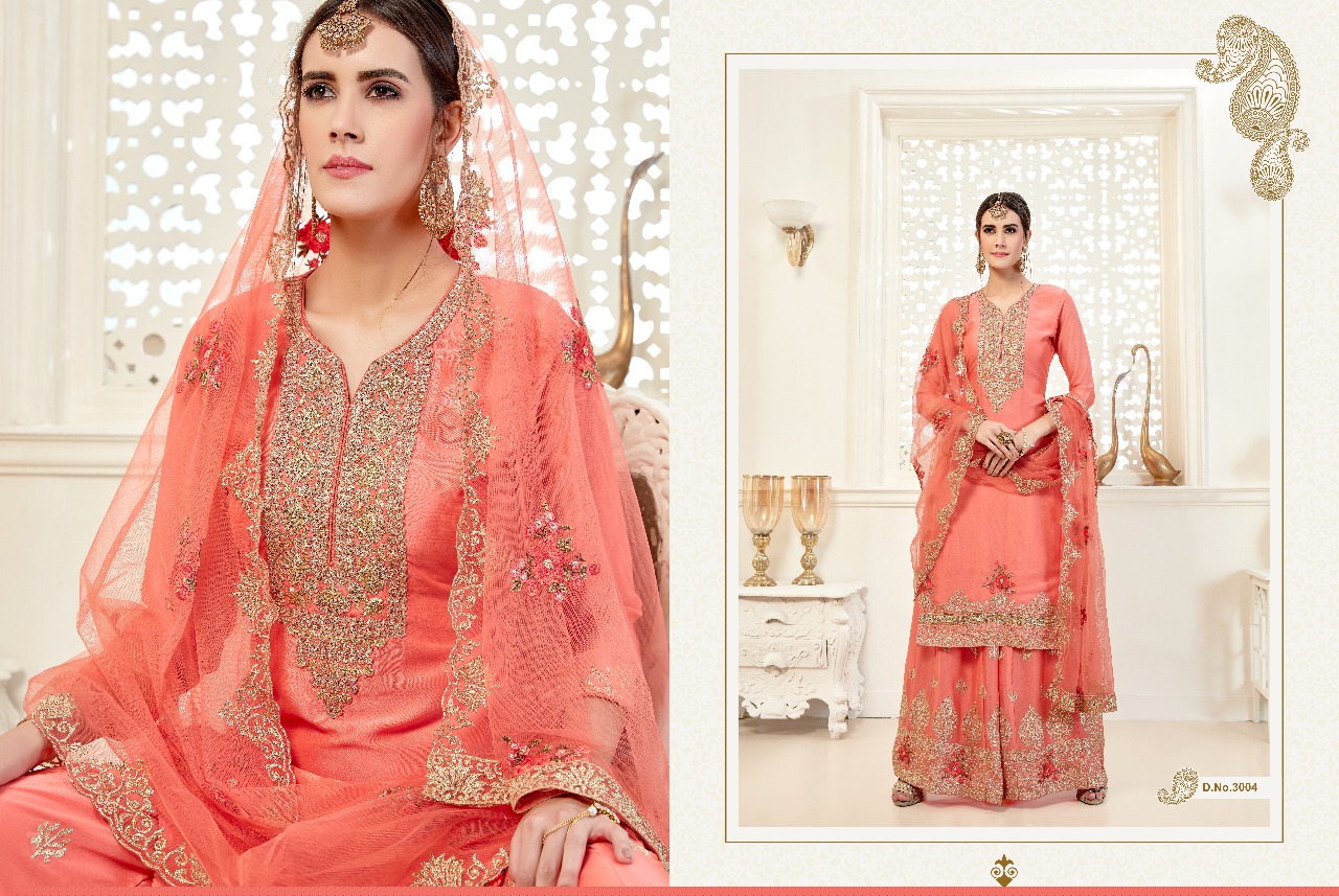 Maira Vol-3 By Virat Creation 3001 To 3004 Series Designer Anarkali Collection Beautiful Stylish Fancy Colorful Party Wear & Occasional Wear Rangoli Georgette Embroidered Dresses At Wholesale Price