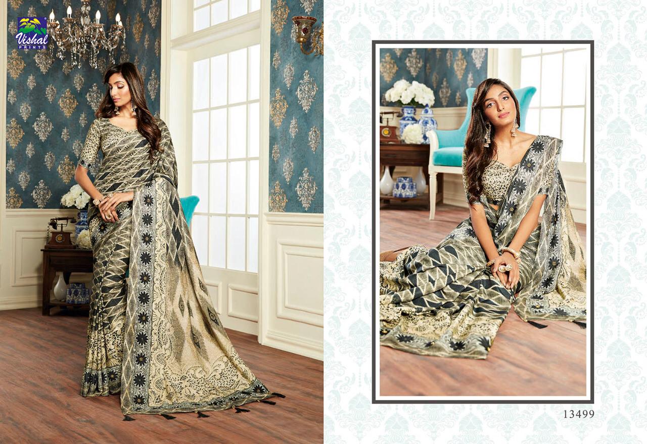 Nakshika Vol-7 By Vishal Prints 13491 To 13508 Series Indian Traditional Wear Collection Beautiful Stylish Fancy Colorful Party Wear & Occasional Wear Silk Sarees At Wholesale Price