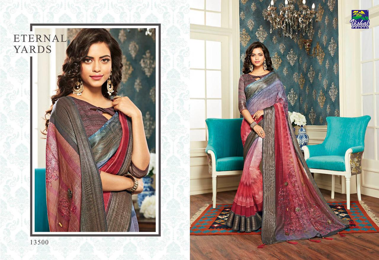 Nakshika Vol-7 By Vishal Prints 13491 To 13508 Series Indian Traditional Wear Collection Beautiful Stylish Fancy Colorful Party Wear & Occasional Wear Silk Sarees At Wholesale Price