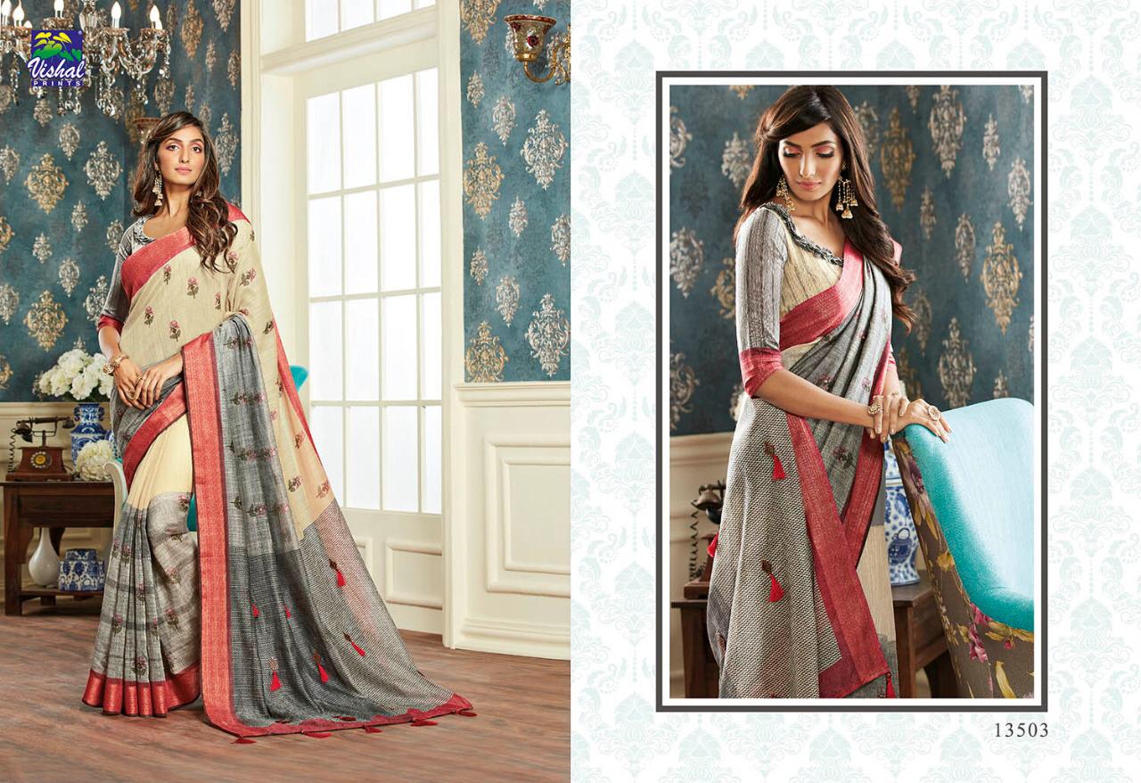 Nakshika Vol-7 By Vishal Prints 13491 To 13508 Series Indian Traditional Wear Collection Beautiful Stylish Fancy Colorful Party Wear & Occasional Wear Silk Sarees At Wholesale Price
