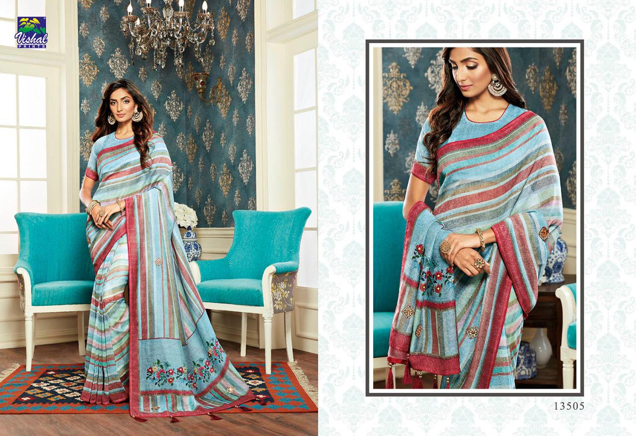 Nakshika Vol-7 By Vishal Prints 13491 To 13508 Series Indian Traditional Wear Collection Beautiful Stylish Fancy Colorful Party Wear & Occasional Wear Silk Sarees At Wholesale Price