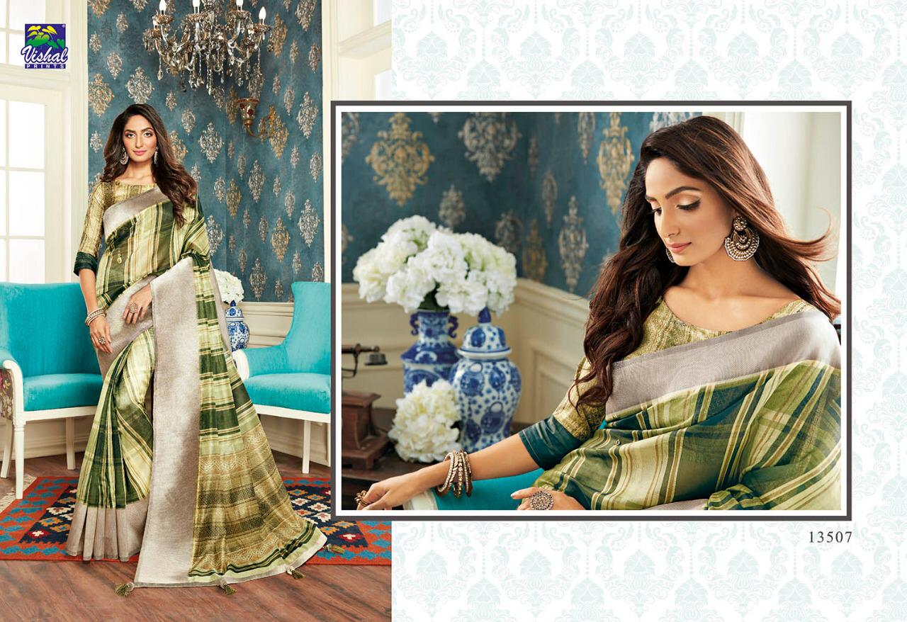Nakshika Vol-7 By Vishal Prints 13491 To 13508 Series Indian Traditional Wear Collection Beautiful Stylish Fancy Colorful Party Wear & Occasional Wear Silk Sarees At Wholesale Price