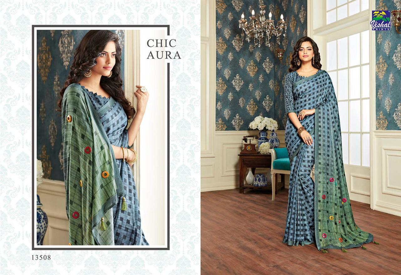 Nakshika Vol-7 By Vishal Prints 13491 To 13508 Series Indian Traditional Wear Collection Beautiful Stylish Fancy Colorful Party Wear & Occasional Wear Silk Sarees At Wholesale Price
