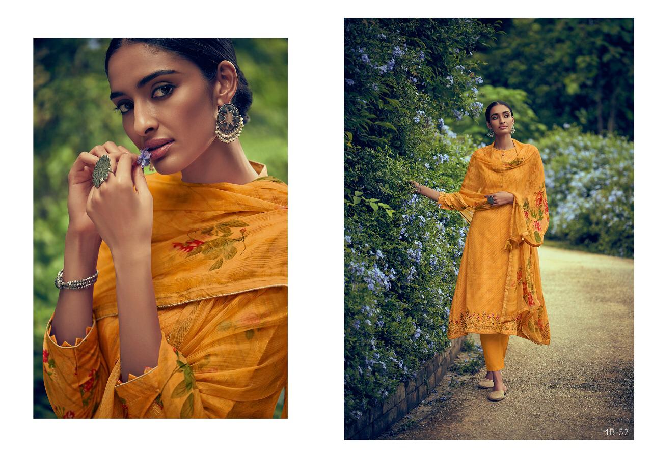 Malabar Vol-2 By Varsha Fashions Mb-51 To Mb-58 Series Beautiful Suits Collection Colorful Stylish Fancy Casual Wear & Ethnic Wear Cotton Print With Embroidered Dresses At Wholesale Price
