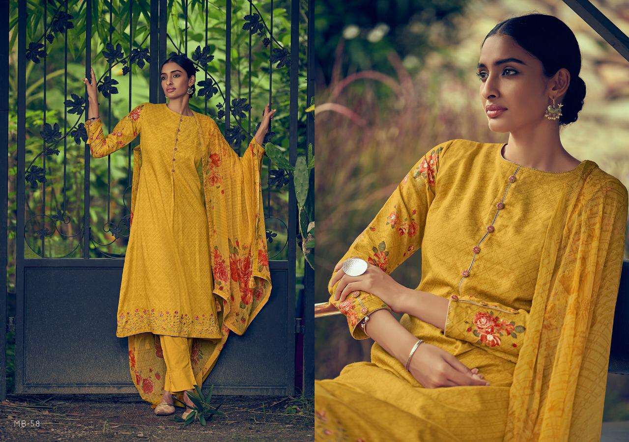 Malabar Vol-2 By Varsha Fashions Mb-51 To Mb-58 Series Beautiful Suits Collection Colorful Stylish Fancy Casual Wear & Ethnic Wear Cotton Print With Embroidered Dresses At Wholesale Price