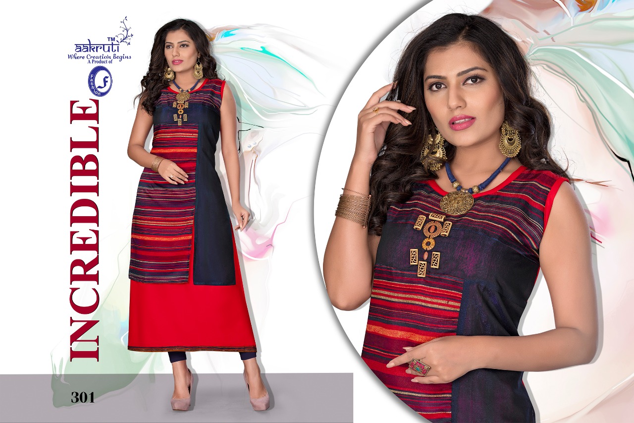 Malaika By Aakruti 301 To 310 Series Beautiful Stylish Fancy Colorful Casual Wear & Ethnic Wear Collection Rayon Kurtis At Wholesale Price